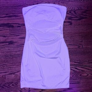 SHEIN white mini dress
